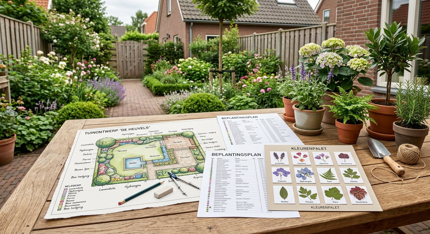 Voorbereiding gazonaanleg